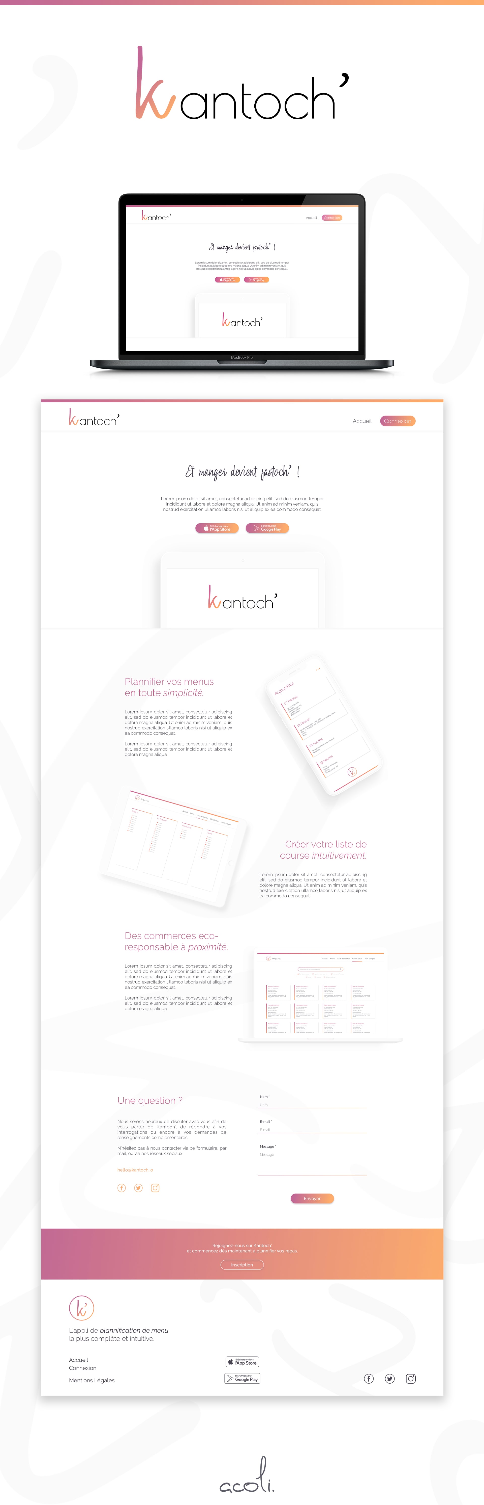 Kantoch webdesign