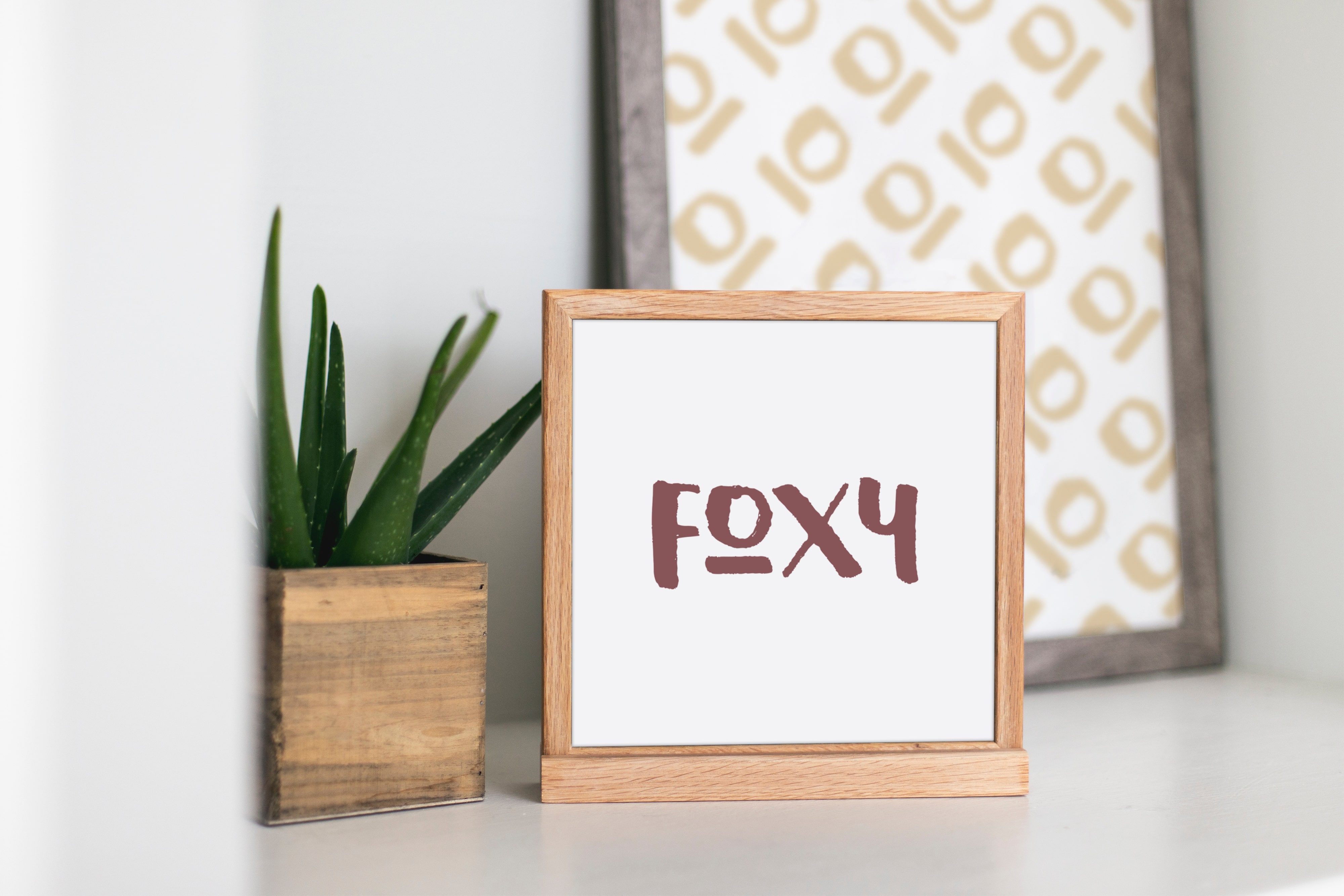 Foxy mockup présentation