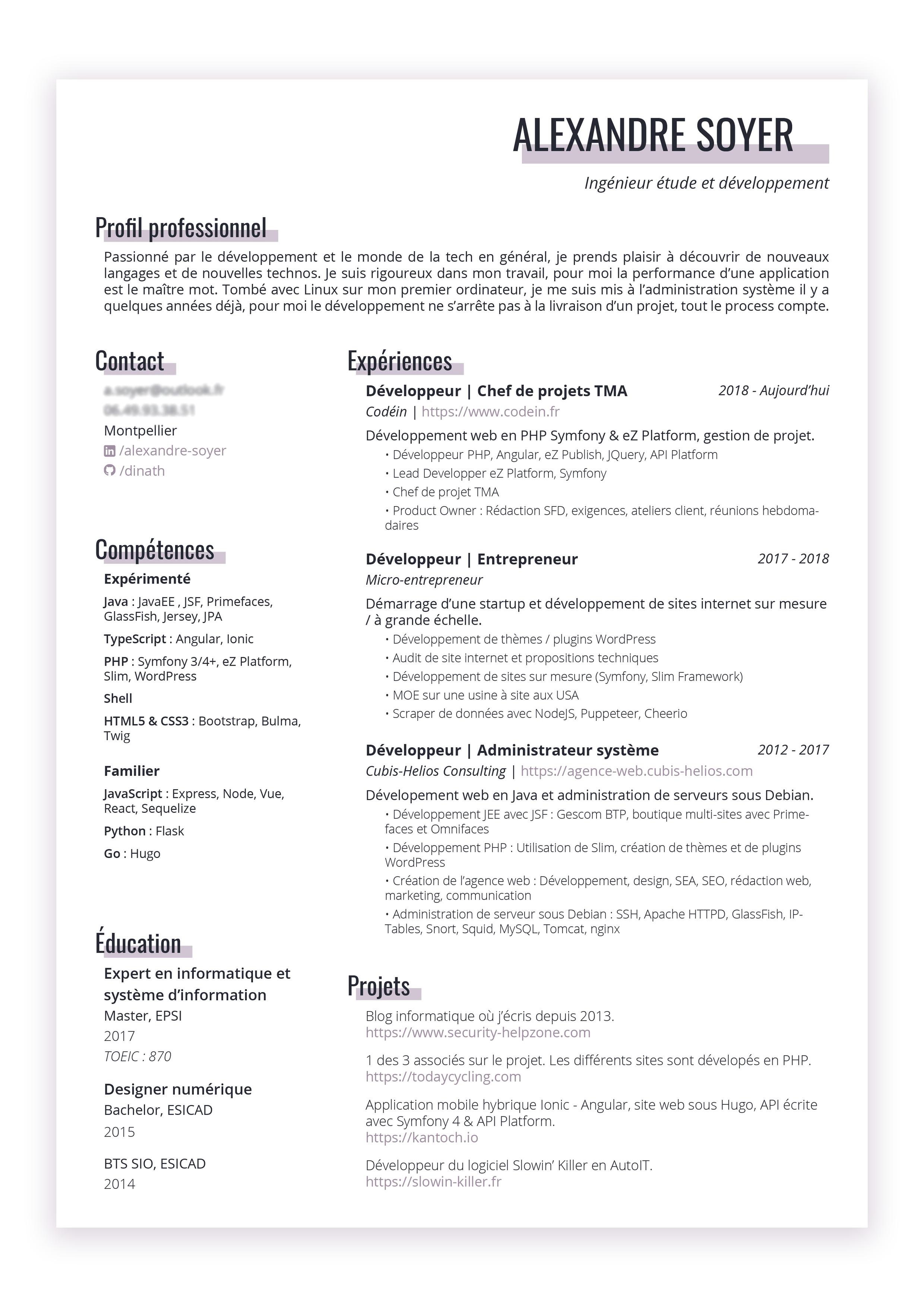 Alexandre CV